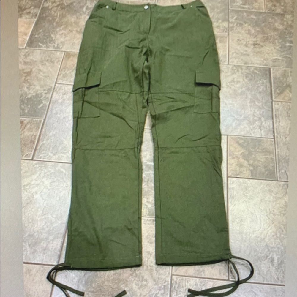 Olive Green Cargo Pants